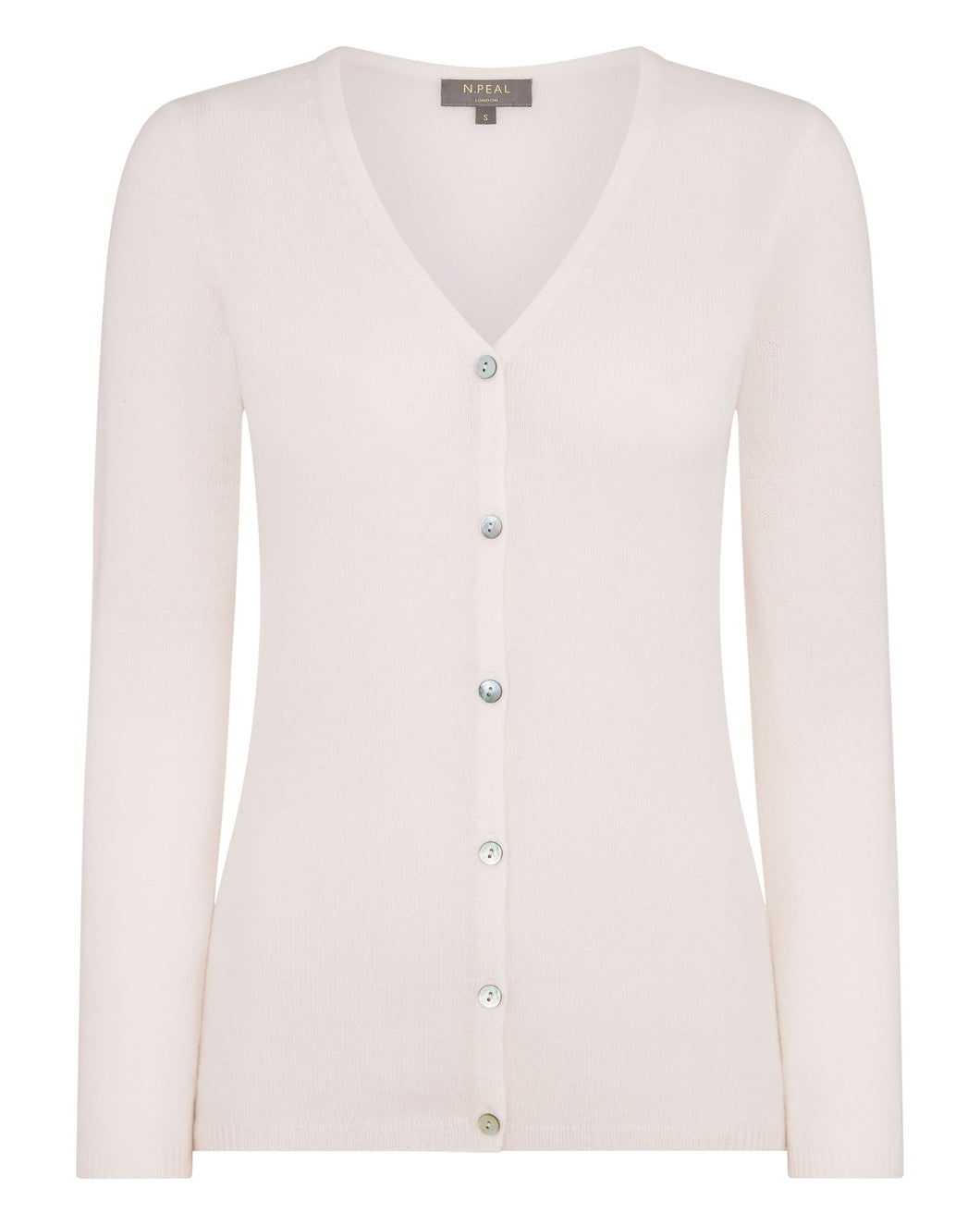 Gauzy V Neck Cardigan Frost