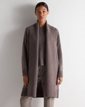 Load image into Gallery viewer, N.Peal Women's Abbey Cashmere Cardigan Otter Brown
