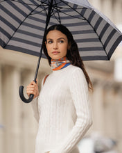 Load image into Gallery viewer, N.Peal Women&#39;s Adelyn Cable Round Neck Cashmere Jumper New Ivory White
