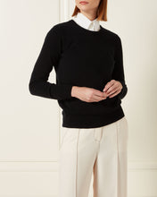 Load image into Gallery viewer, Women&#39;s Round Neck Jumper in Black
