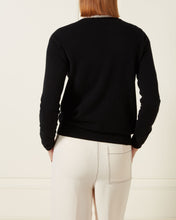 Load image into Gallery viewer, Women&#39;s Round Neck Jumper in Black

