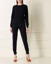 Load image into Gallery viewer, Women&#39;s Plain Cashmere Lounge Trousers Navy
