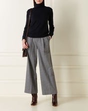 Load image into Gallery viewer, Women&#39;s Polo Neck Sweater in Navy
