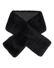 Load image into Gallery viewer, N.Peal Unisex Shearling Neckwarmer Dark Charcoal Grey
