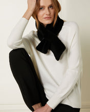 Load image into Gallery viewer, N.Peal Unisex Shearling Neckwarmer Dark Charcoal Grey
