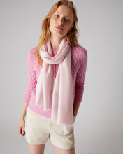 Load image into Gallery viewer, N.Peal Women&#39;s Pashmina Cashmere Stole Pale Pink
