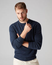 Load image into Gallery viewer, N.Peal Men's The Oxford Round Neck Cashmere Jumper Imperial Blue
