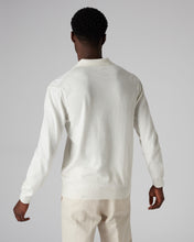 Load image into Gallery viewer, N.Peal Men's Polo Neck Cotton Cashmere Jumper New Ivory White
