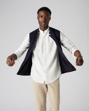 Load image into Gallery viewer, N.Peal Men&#39;s Cotton Cashmere Waistcoat Navy Blue

