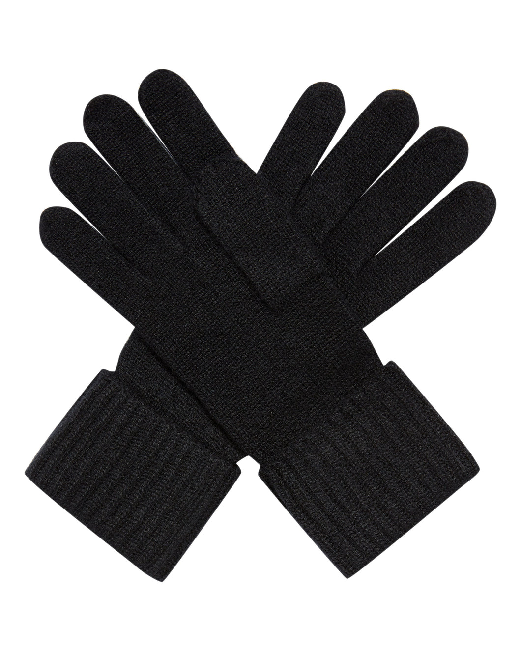 Ribbed Glove in Black