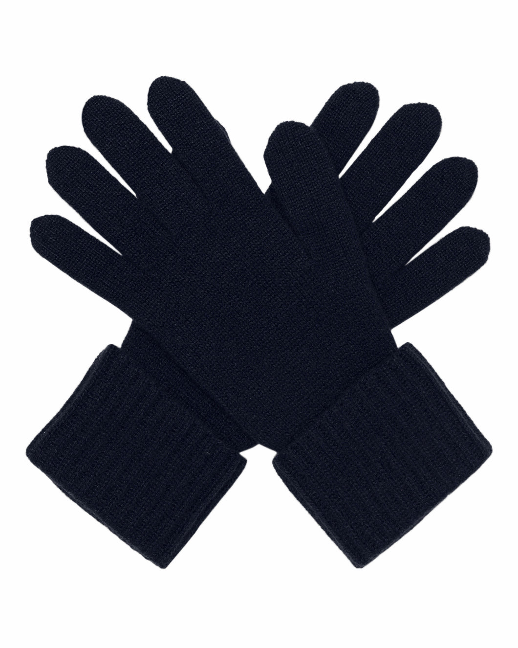 Ribbed Glove in Navy