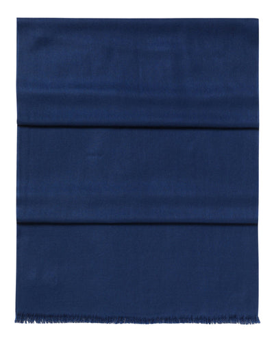 N.Peal Women's Pashmina Cashmere Stole French Blue