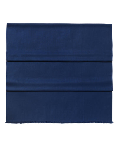 N.Peal Women's Pashmina Cashmere Shawl French Blue