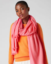 Load image into Gallery viewer, N.Peal Women&#39;s Pashmina Cashmere Shawl Peony Pink
