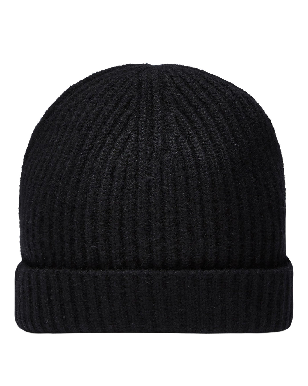 Ribbed Hat in Black