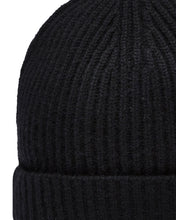 Load image into Gallery viewer, Ribbed Hat in Black
