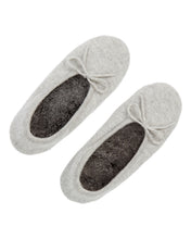 Load image into Gallery viewer, N.Peal Women's Fur Lined Cashmere Slippers Fumo Grey
