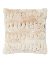 Load image into Gallery viewer, N.Peal Fur And Cashmere Cushion Camel Brown
