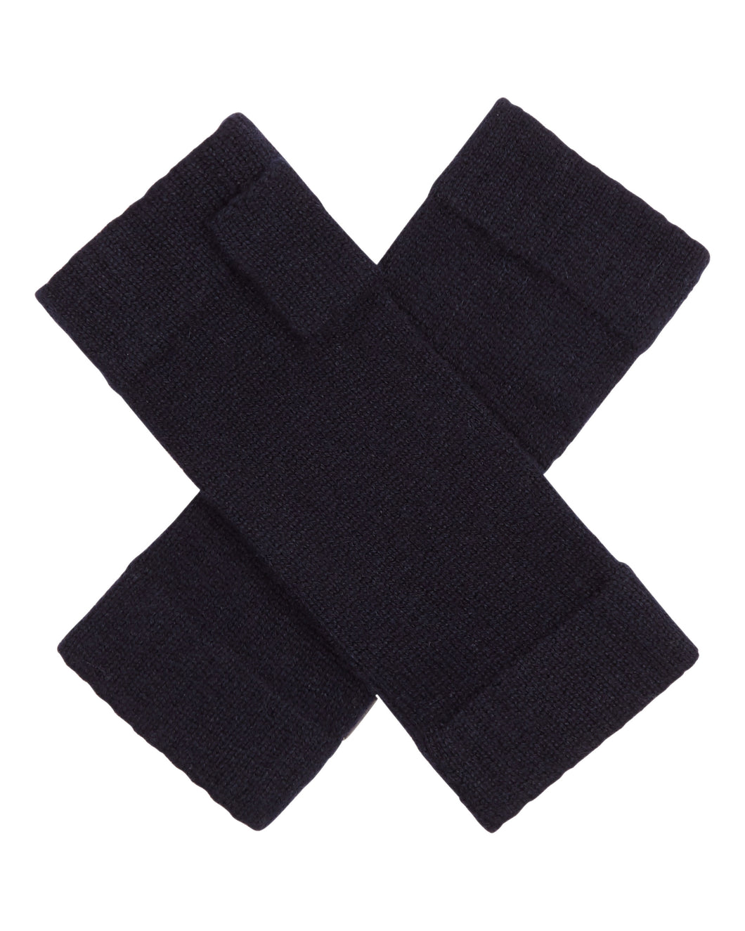 Unisex Fingerless Gloves in Navy