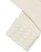 Load image into Gallery viewer, N.Peal Women&#39;s Cable Cashmere Gloves New Ivory White
