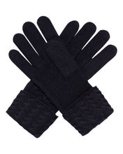 Load image into Gallery viewer, Cable Gloves in Navy
