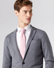 Load image into Gallery viewer, N.Peal Men&#39;s Plain Knitted Cashmere Tie Flamingo Pink

