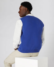 Load image into Gallery viewer, N.Peal Men&#39;s The Chelsea Milano Cashmere Waistcoat Nile Blue

