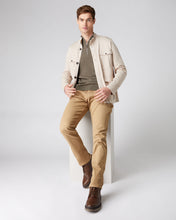 Load image into Gallery viewer, N.Peal Men&#39;s Safari Cotton Cashmere Jacket Sandstone Brown
