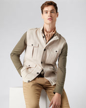 Load image into Gallery viewer, N.Peal Men&#39;s Safari Cotton Cashmere Gilet Sandstone Brown
