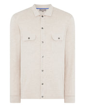 Load image into Gallery viewer, N.Peal Men&#39;s Double Pocket Cotton Cashmere Shirt Sandstone Brown

