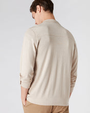 Load image into Gallery viewer, N.Peal Men&#39;s Double Pocket Cotton Cashmere Shirt Sandstone Brown
