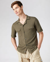 Load image into Gallery viewer, N.Peal Men&#39;s Safari Cotton Cashmere T Shirt Khaki Green
