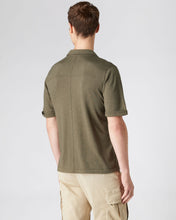 Load image into Gallery viewer, N.Peal Men&#39;s Safari Cotton Cashmere T Shirt Khaki Green

