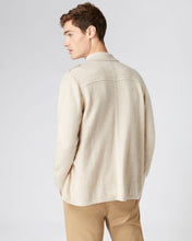Load image into Gallery viewer, N.Peal Men&#39;s Cashmere Safari Shirt Heather Beige Brown
