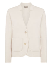 Load image into Gallery viewer, N.Peal Women&#39;s Milano Blazer Almond White
