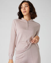 Load image into Gallery viewer, N.Peal Women&#39;s Cotton Cashmere Hoodie Dune Pink

