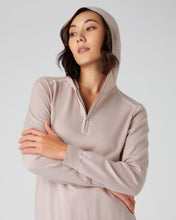 Load image into Gallery viewer, N.Peal Women&#39;s Cotton Cashmere Hoodie Dune Pink
