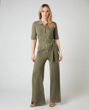 Load image into Gallery viewer, N.Peal Women&#39;s Safari Jumpsuit Khaki Green
