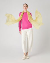 Load image into Gallery viewer, N.Peal Women&#39;s Ultrafine Pashmina Cashmere Shawl Citrine Yellow

