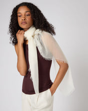 Load image into Gallery viewer, Women&#39;s Ultrafine Pashmina Cashmere Shawl New Ivory
