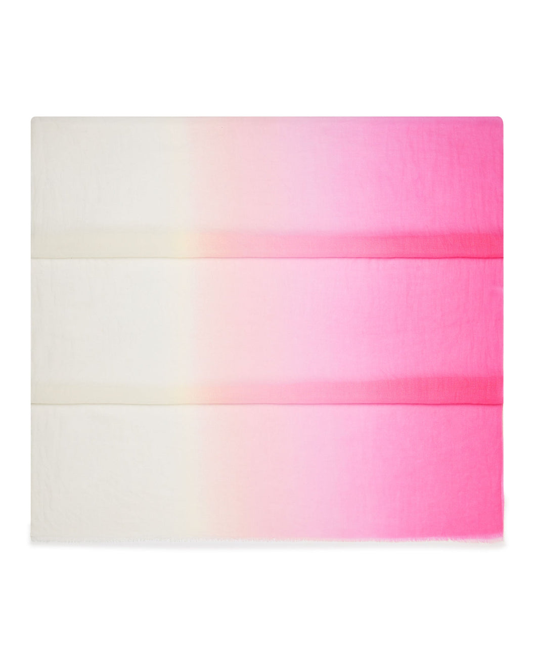 N.Peal Women's Dip Dye Cashmere Scarf Vibrant Pink