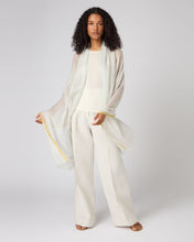 Load image into Gallery viewer, N.Peal Women's Bordered Cashmere Pashmina Grey

