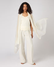 Load image into Gallery viewer, Women's Bordered Cashmere Pashmina Ivory
