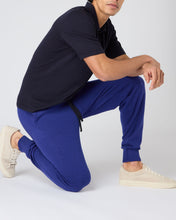 Load image into Gallery viewer, N.Peal Men&#39;s Brompton Cashmere Jogger Sapphire Blue
