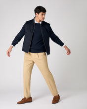 Load image into Gallery viewer, N.Peal Men&#39;s Wool Cashmere Gilet Navy Blue
