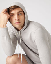 Load image into Gallery viewer, N.Peal Men&#39;s Cotton Cashmere Silk Hoodie Fumo Grey

