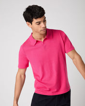 Load image into Gallery viewer, Men&#39;s Polo Cotton Cashmere T-Shirt Crush Pink
