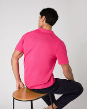 Load image into Gallery viewer, Men&#39;s Polo Cotton Cashmere T-Shirt Crush Pink
