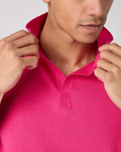 Load image into Gallery viewer, Men&#39;s Polo Cotton Cashmere T-Shirt Crush Pink

