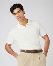 Load image into Gallery viewer, Men&#39;s Polo Cotton Cashmere T-Shirt Sunshine New Ivory
